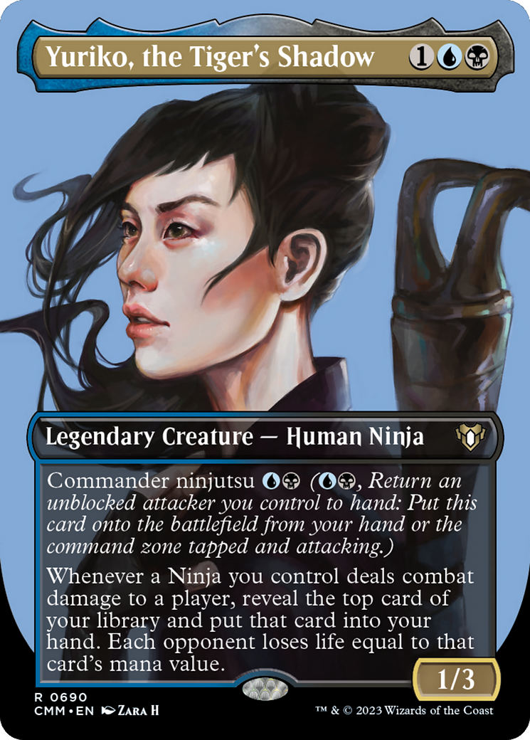 Yuriko, the Tiger's Shadow (CMM-690) - Commander Masters (Borderless) Foil