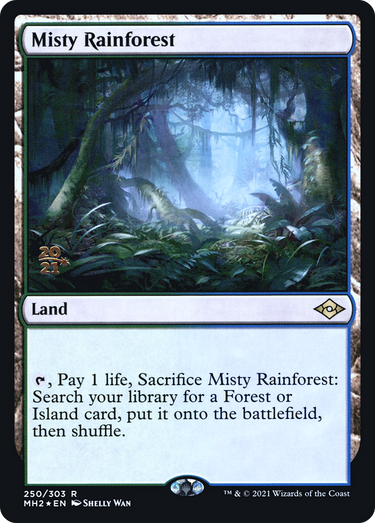 Misty Rainforest (PRE-250) - Modern Horizons 2 Promos Foil