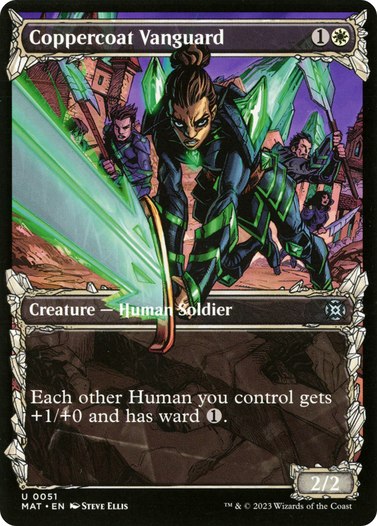 Coppercoat Vanguard (MAT-051) - March of the Machine: The Aftermath: (Showcase) Foil