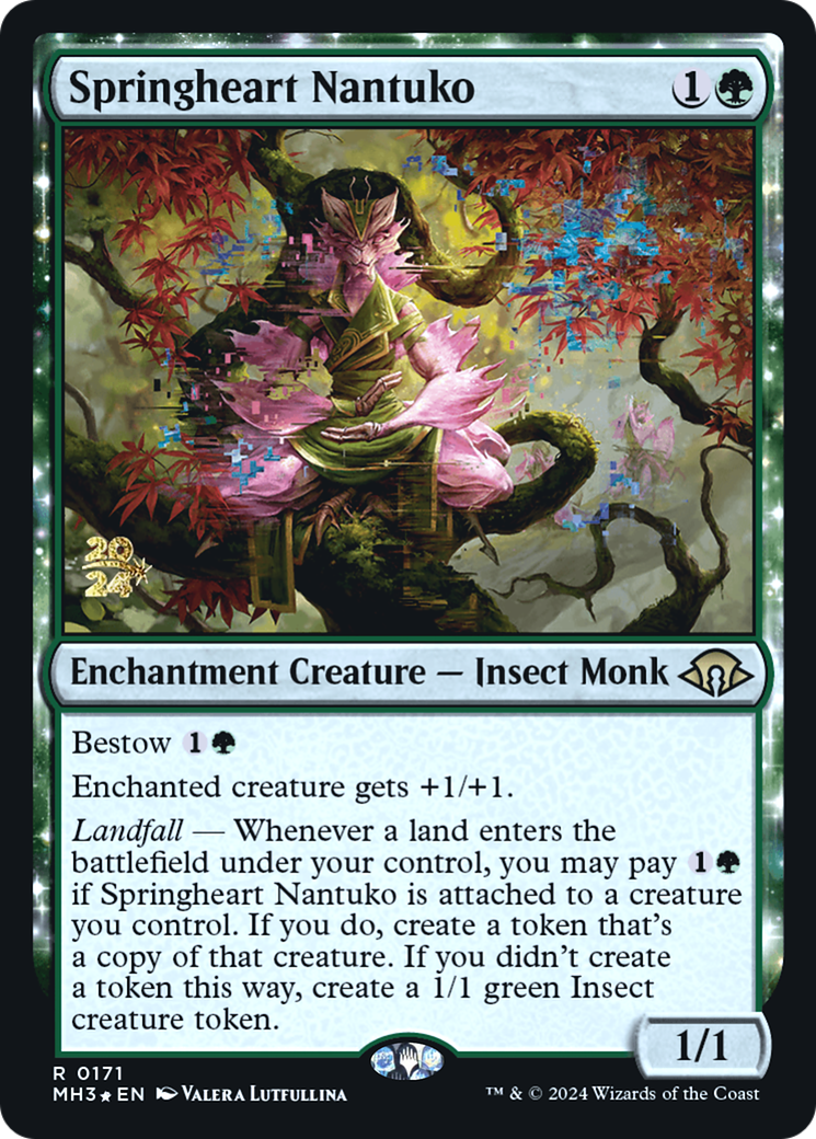 Springheart Nantuko (PMH3-171S) - Modern Horizons 3 Promos Foil