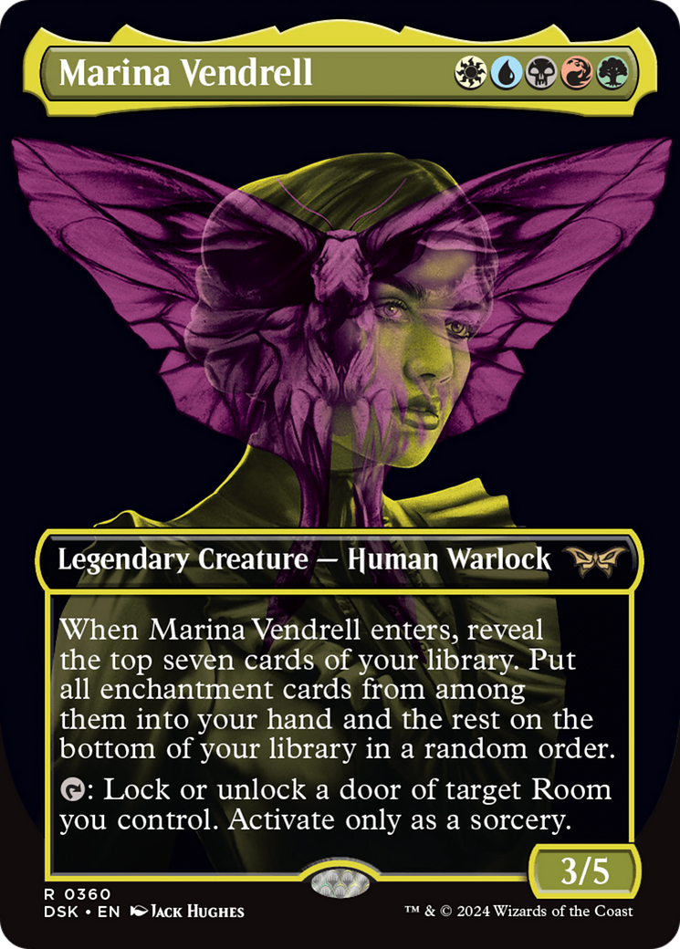 "Marina Vendrell" (DSK-360) - Duskmourn: House of Horror (Borderless) Foil
