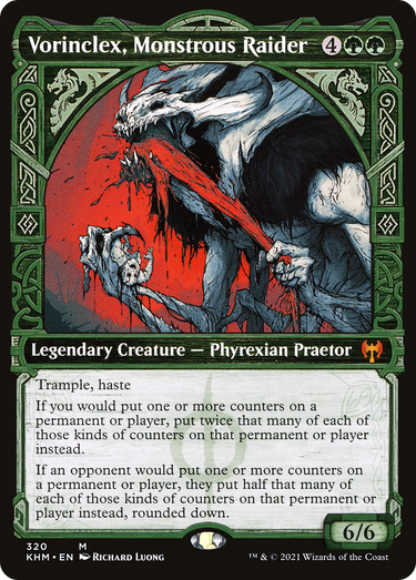 Vorinclex, Monstrous Raider (Showcase) (KHM-320) - Kaldheim: (Showcase) Foil