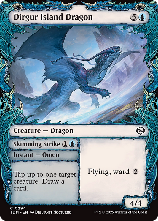 Dirgur Island Dragon (Showcase) (TDM-294) - Tarkir: Dragonstorm Foil