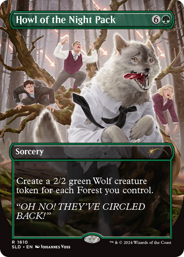 Howl of the Night Pack (SLD-1610) - Secret Lair Drop (Borderless)