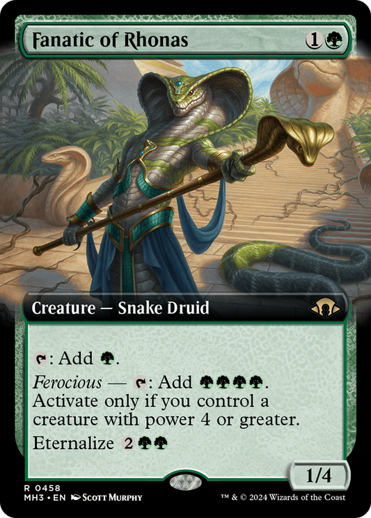 Fanatic of Rhonas (MH3-458) - Modern Horizons 3: (Extended Art)