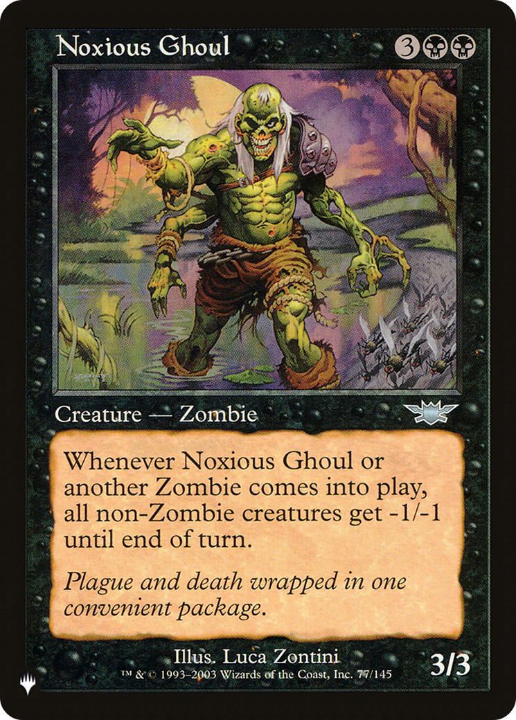 Noxious Ghoul (LIST-77/145) - The List