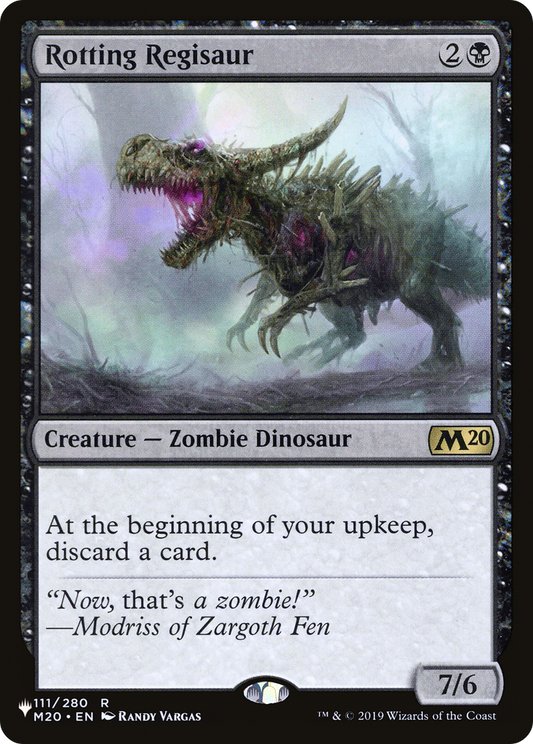 Rotting Regisaur (LIST-111/280) - The List