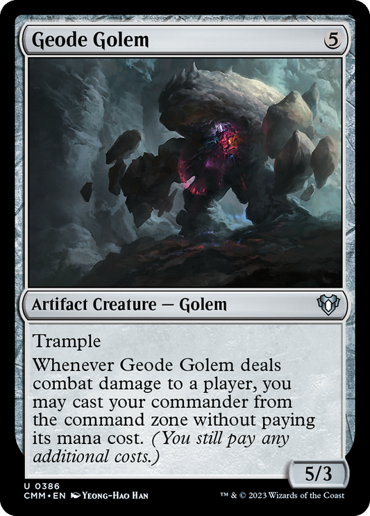 Geode Golem (CMM-386) - Commander Masters