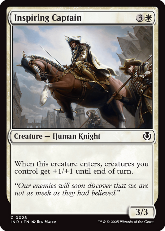 Inspiring Captain (-028) - Innistrad Remastered Foil