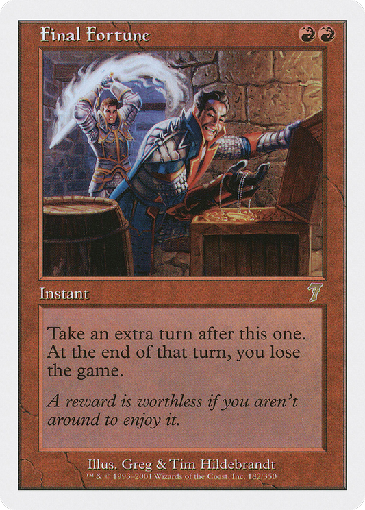Final Fortune (7ED-182) - Seventh Edition
