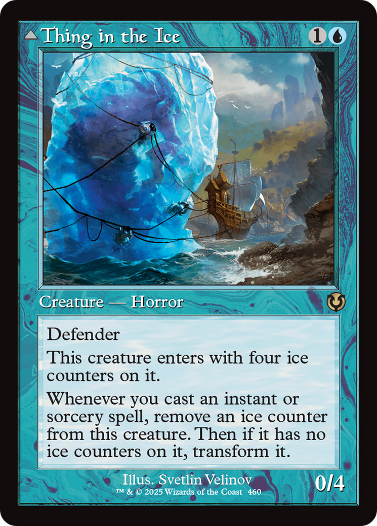 Thing in the Ice // Awoken horror (Retro Frame) (-460) - Innistrad Remastered Foil