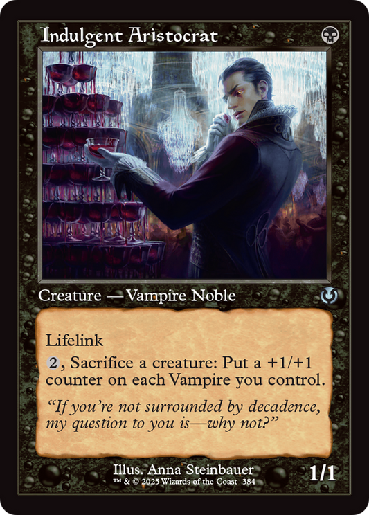 Indulgent Aristocrat (Retro Frame) (-384) - Innistrad Remastered Foil