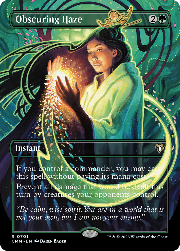 Obscuring Haze (CMM-701) - Commander Masters (Borderless) Foil