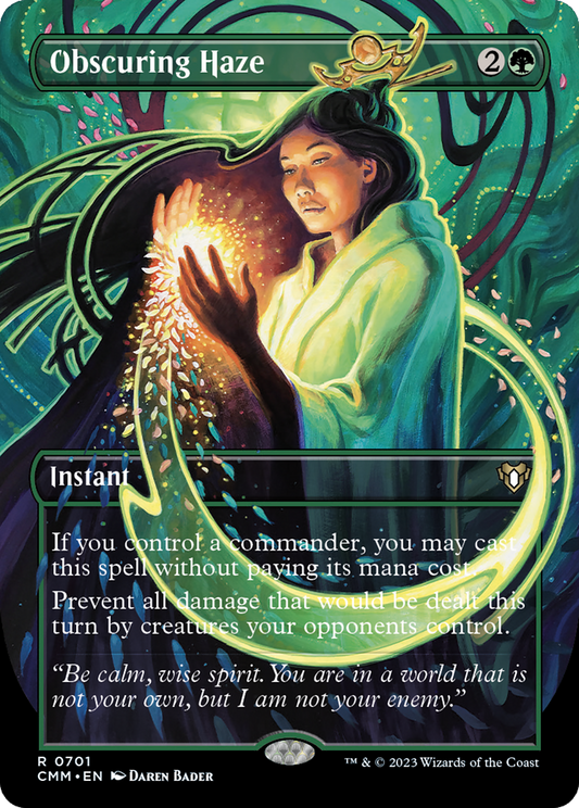 Obscuring Haze (CMM-701) - Commander Masters (Borderless) Foil
