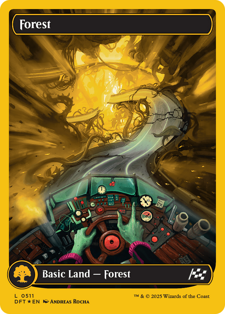 Forest (DFT-511) - Aetherdrift: (Full Art) Foil