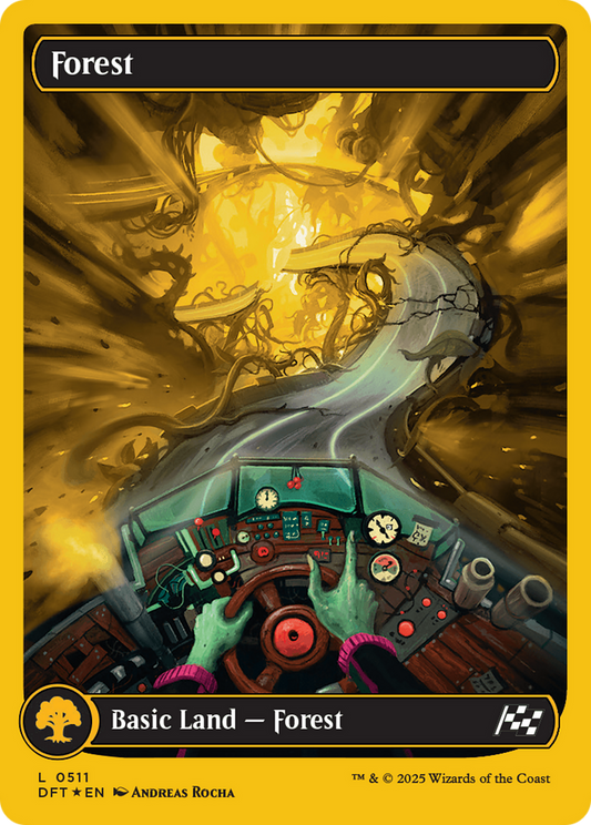 Forest (DFT-511) - Aetherdrift: (Full Art) Foil