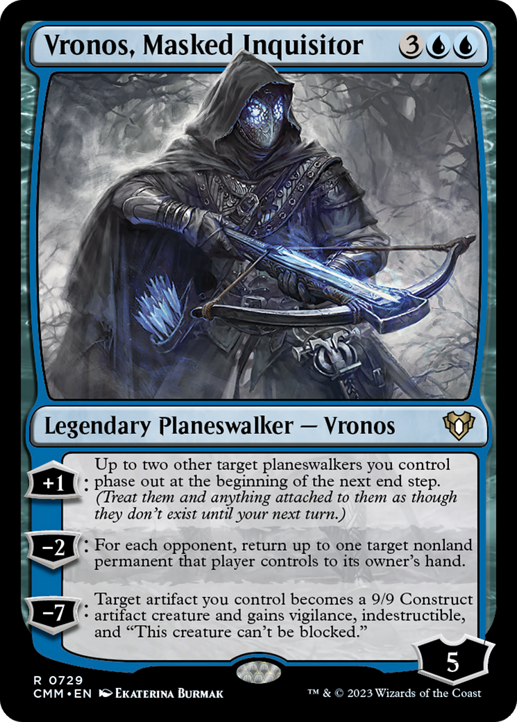 Vronos, Masked Inquisitor (CMM-729) - Commander Masters