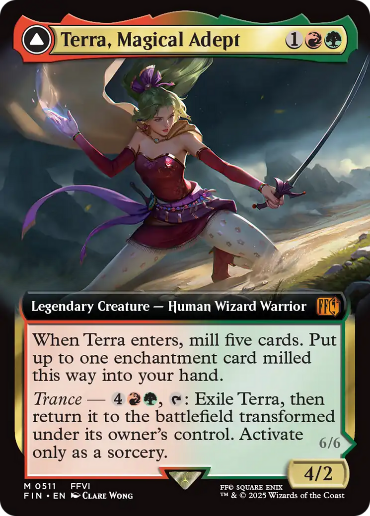 Terra, Magical Adept (Extended Art) (FIN-511) - FINAL FANTASY Foil