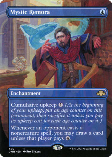 Mystic Remora (Borderless) (DMR-420) - Dominaria Remastered (Borderless)