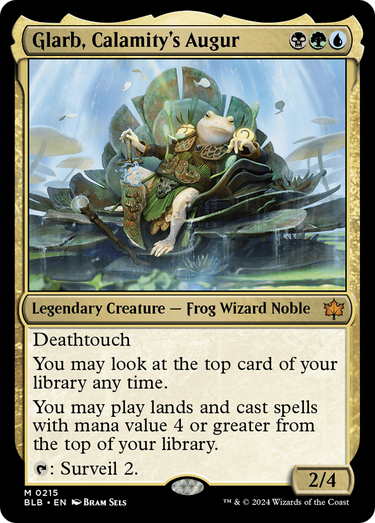 Glarb, Calamity's Augur (BLB-215) - Bloomburrow