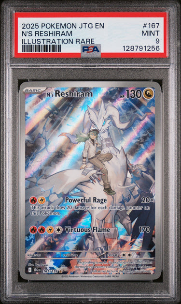 N's Reshiram - 167/159 - Journey Together PSA 9