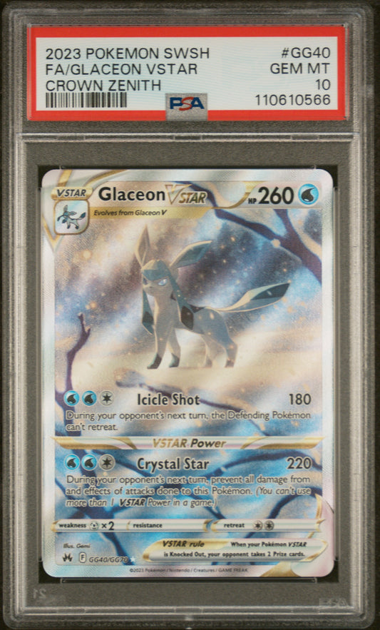 Glaceon VSTAR GG40 PSA 10