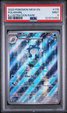 Poliwhirl Illustration Rare 151 #176 PSA 9