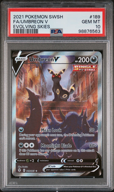 Umbreon V Alt Art #189 PSA 10