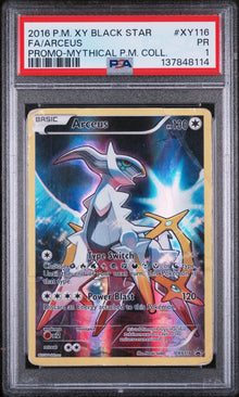 Arceus XY116 PSA 1 front