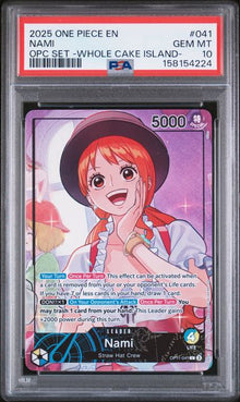Nami Whole Cake Island #041 PSA 10