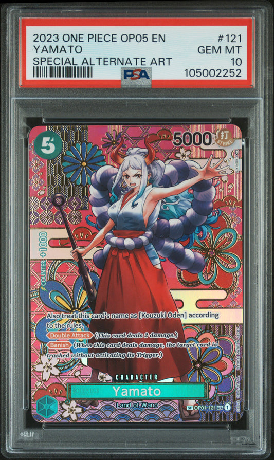 Yamato Special Alternate Art SP #121 PSA 10
