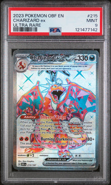 Charizard ex Full Art #215 PSA 9