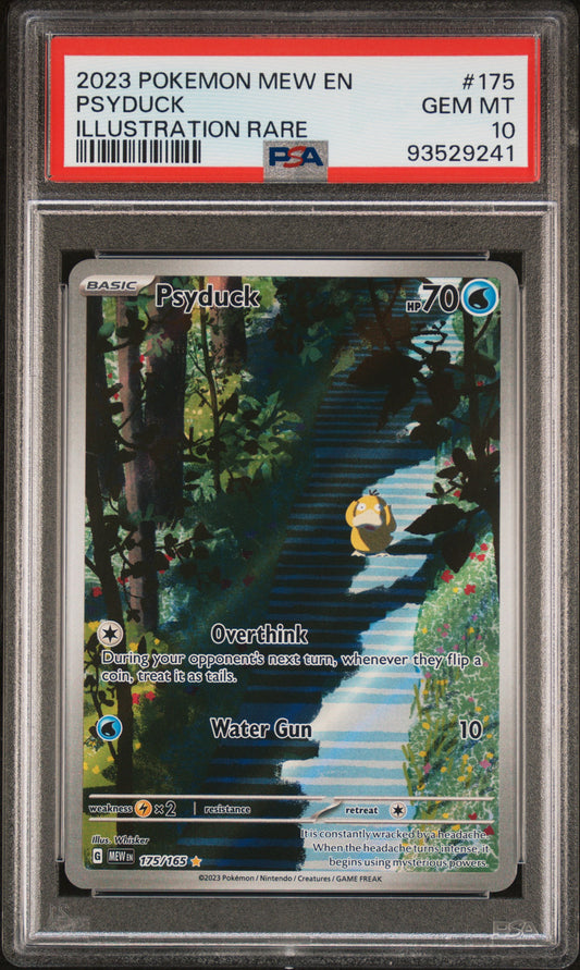 Psyduck 151 Illustration rare PSA 10