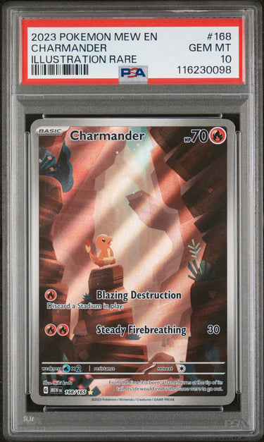 Charmander Illustration Rare #168 PSA 10