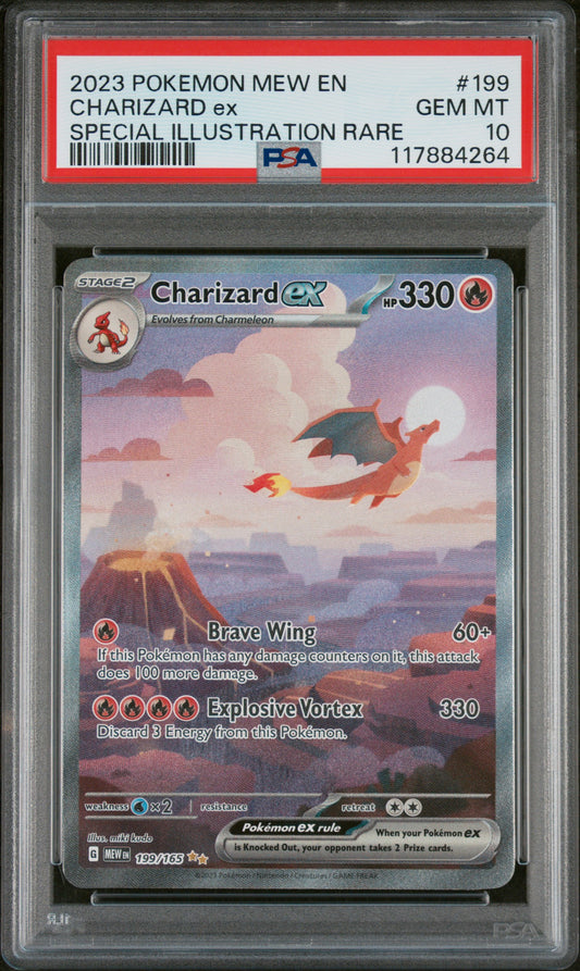 Charizard ex Special Illustration Rare 151 #199 PSA 10