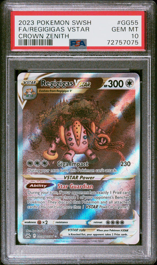 Regigigas VSTAR Full Art GG PSA 10