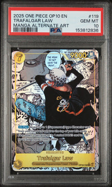 Trafalgar Law Manga PSA 10 front