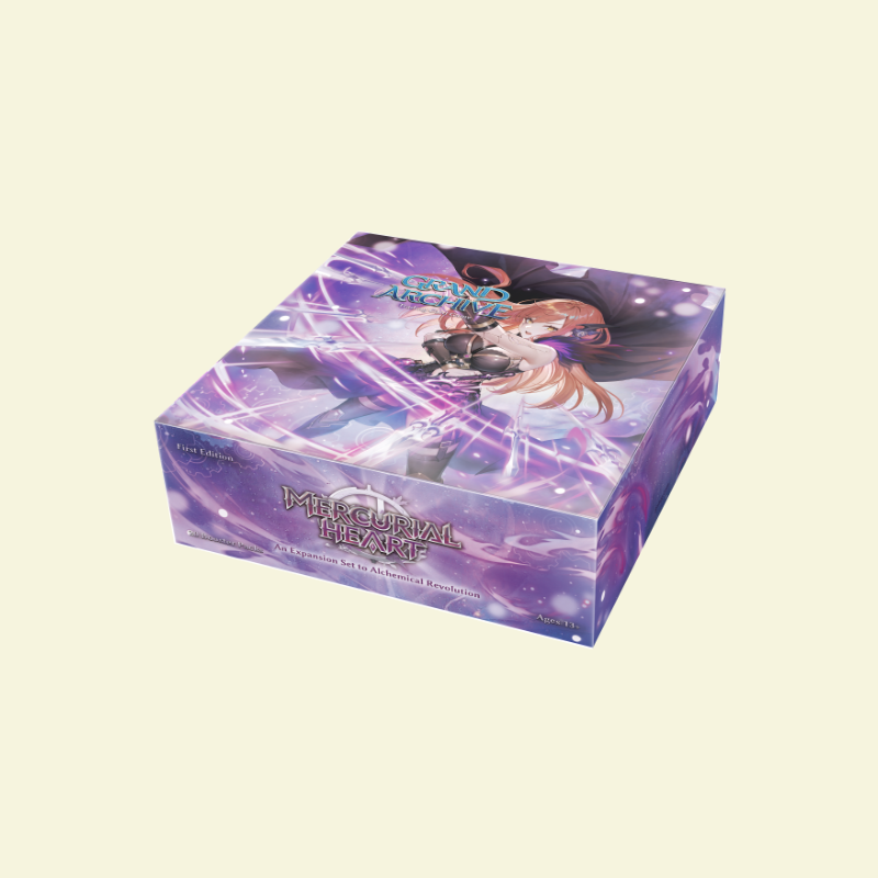 Grand Archive - Mercurial Heart 1st Edition Booster Box Derpy Cards Grand Archive - Mercurial Heart 1st Edition Booster Box Derpy Cards
