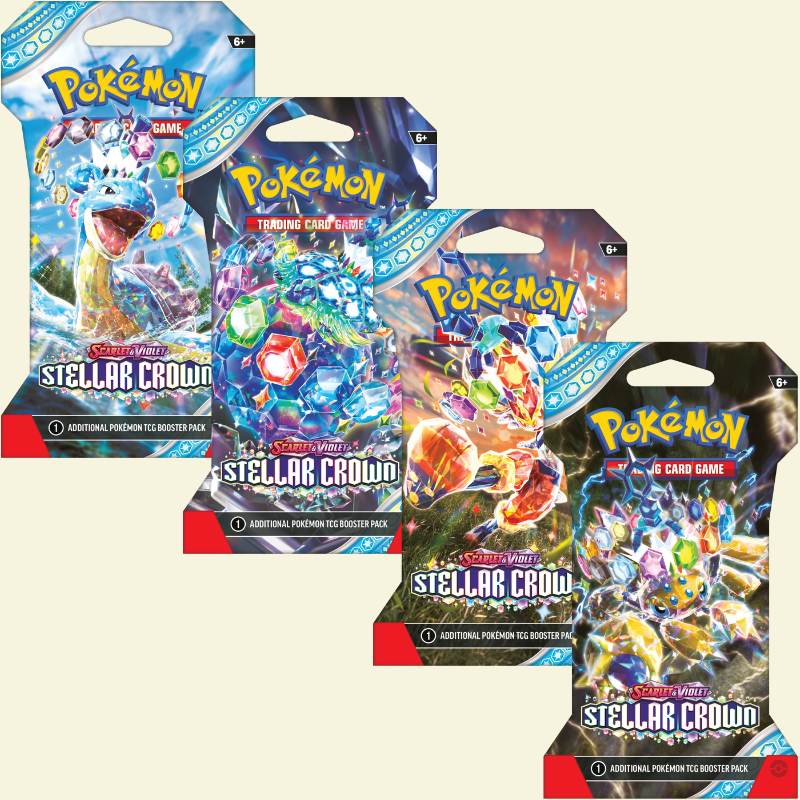 Pokemon - SV7 Stellar Crown Sleeved Booster Pack