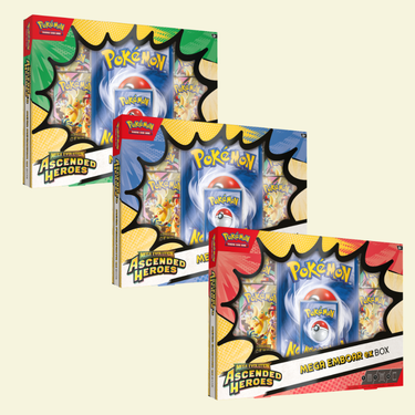 [Preorder] Pokemon - ME2.5 ASCENDED HEROES MEGA MEGANIUM/EMBOAR/FERALIGATR EX BOX