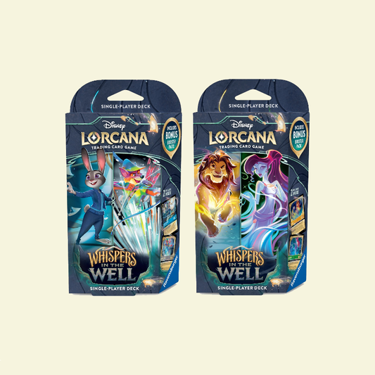 [Preorder] Lorcana - Set 10 Whispers In The Well Starter Deck Bundle