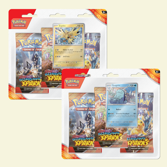 Pokemon - Scarlet & Violet Surging Sparks 3 Pack Blister