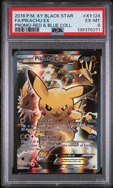Pikachu EX Promo #XY124 PSA 6