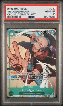 Trafalgar Law Alt Art #047 ALPHA PSA 10