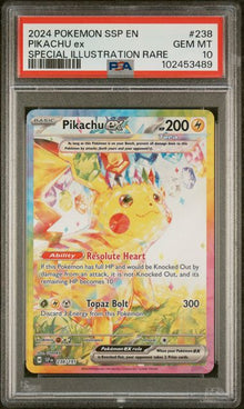 Pikachu ex Alternate Art 238/191 PSA 10