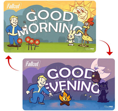 Ultra Pro - Fallout Vault Boy Good Morning/Good Evening Playmat
