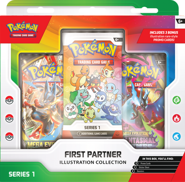Pokemon - FIRST PARTNER ILLUSTRATION COLLECTION SERIES 1
