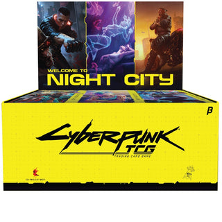 CYBERPUNK TCG BETA BOOSTER DISPLAY