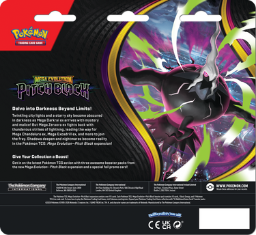 POKEMON ME05 PITCH BLACK 3PK BLISTER – Derpy Cards