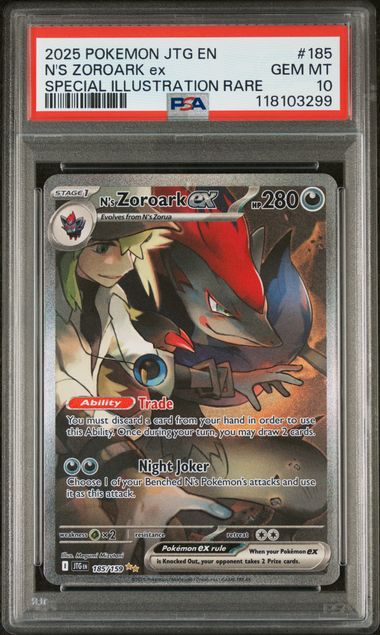 N's Zoroark ex Special Illustration Rare PSA 10